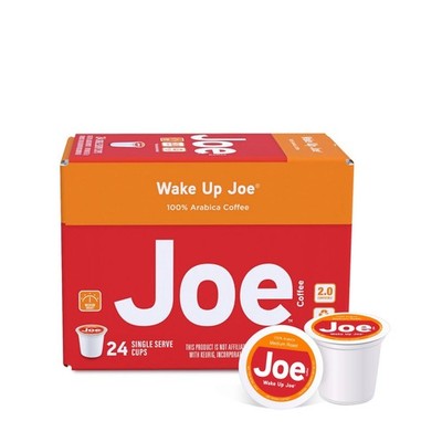 Joe Knows Coffee K-Cups Wake Up Joe 100 % Arabica   24 Count