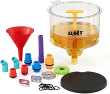 OMT 17 Piece No Spill Coolant Funnel Kit, Leakproof Coolant Bleeder Kit