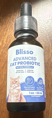 #ad #ad Blisso Pet Advanced Cat Probiotic Drops – Digestive Support for Cats with Dia... $31.00