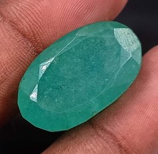 Premium 36.70 Ct Natural Green Emerald 25x13mm Oval Cut Loose Gems 5AND