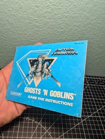 GHOSTS N GOBLINS - NES Nintendo - MANUAL Only Capcom 