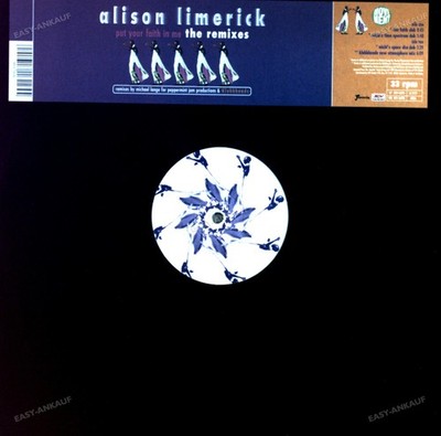 Alison Limerick - Put Your Faith In Me (The Remixes) Maxi (VG+/VG+) '*