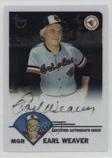 2003 Topps Retired Signature Edition Earl Weaver #TA-EW Auto HOF nd3