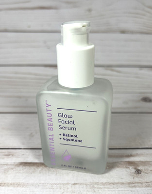 Essential Beauty Glow Facial Serum Retinol Squalane 2oz