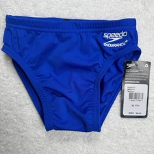 Speedo Endurance+ Swim Briefs Youth Size 22 Team Blue Swimsuit