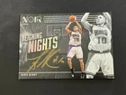Mike Bibby 2019-20 Panini Noir /99 Auto Reigning Nights Gold Ink #RN-MBI