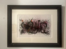 Joan Miro - Original Lithograph stone signed, Limited Edition. “Ma de Proverbis”