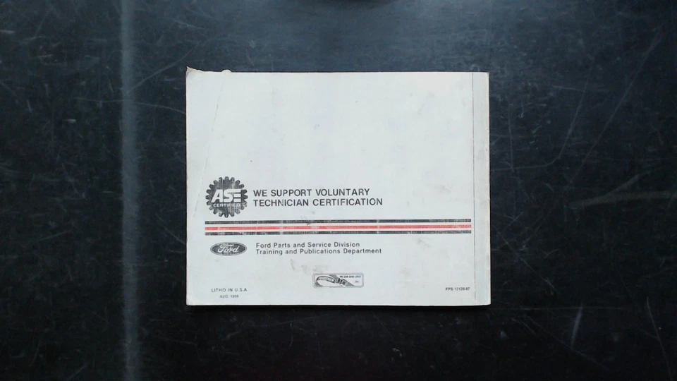 Ford Econoline Electrical Vacuum Troubleshooting Manual PPS 12128-87 1987 - Image 2 of 2