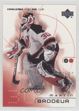 2001-02 Upper Deck Challenge for the Cup Martin Brodeur #50 HOF 0a4