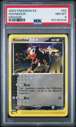 Houndour graded PSA 8 for sale on eBay