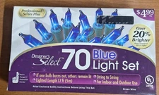 Professional Series Plus 70 Blue Light Set Indoor/Outdoor Lighted Length 17ft