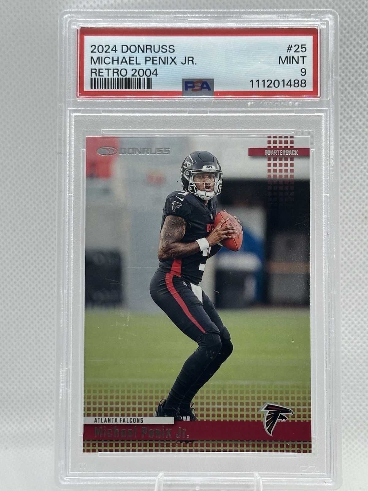 2024 Donruss Michael Penix Jr Retro 2004 RC PSA 9