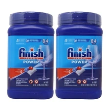 Pack of 2x Finish Powerball Power Automatic Dishwasher Detergent, 84 Tabs