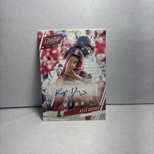 2020 CHRONICLES DRAFT KYLE DUGGER PRESTIGE PLATINUM 1/1 ROOKIE AUTO Patriots