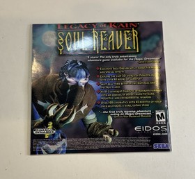 Draconus, Tomb Raider, Kain:Soul Reaver; 3 Game Dreamcast Lot, All CIB W Man/Reg
