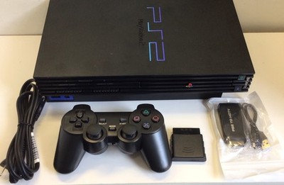 Sony PlayStation 2 SCPH-30001 Console Bundle Controller, HDTV Adapter, NTSC-U/C