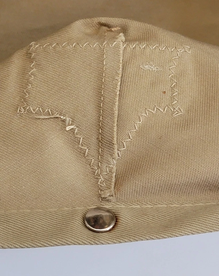 Винтажная шляпа обслуживающего персонала CONOCO с нашитой красной треугольной нашивкой с логотипом - Изображение 3 из 4