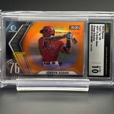 2022 Bowman Chrome Scouts Top 100 Jordyn Adams #'d 01/25 #BTP-76 CSG 10