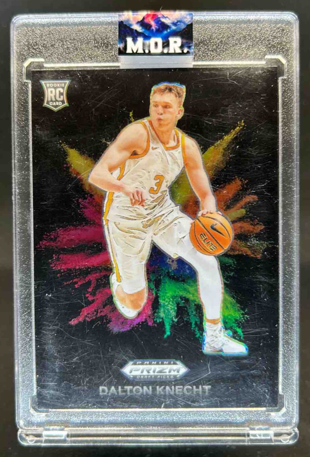 2024 Prizm Draft Picks Collegiate Dalton Knecht Colorblast SSP RC Black #6