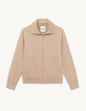 Sandro Mens Zip-up Jacket in Khaki Size Small...