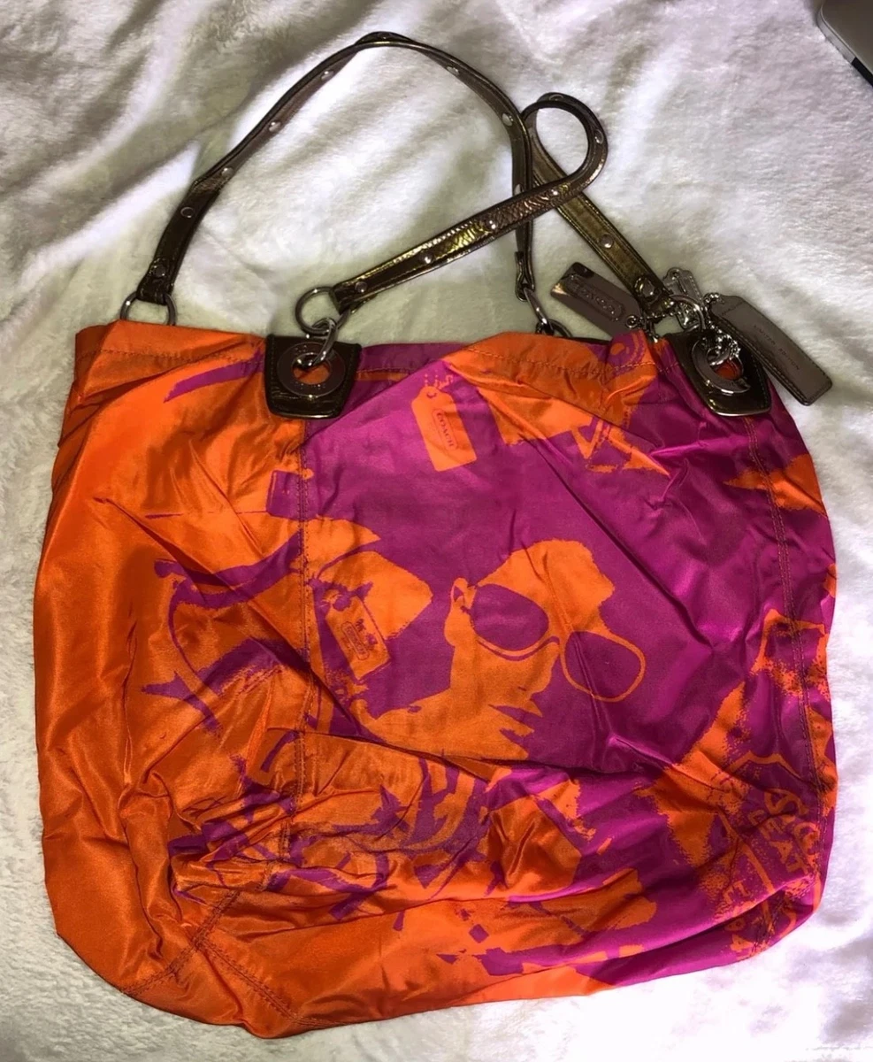 Coach Poppy Tote Orange Bags & Handbags for Women for sale | eBay