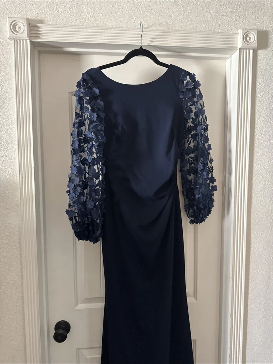 eliza j formal dresses with sleeves Long Sleeve for Women for sale eliza j dresses navy blue