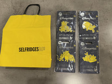 UK exklusiv Disney 2026 komplettes Pin Set Selfridges Winnie Pooh, 4 St&uuml;ck
