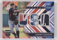 2018 Panini Elite Extra Edition USA Materials Blue 1/5 Jeremy Eierman hg6