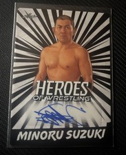 2023 Leaf Heroes of Wrestling - Autographs Minoru Suzuki #BA-MS1 (AU)
