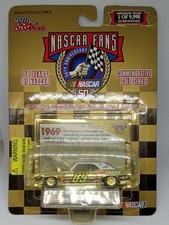 Racing Champions NASCAR Fans 21 Bob Policka '69 Chevy Diecast 1:64 On Card 1998