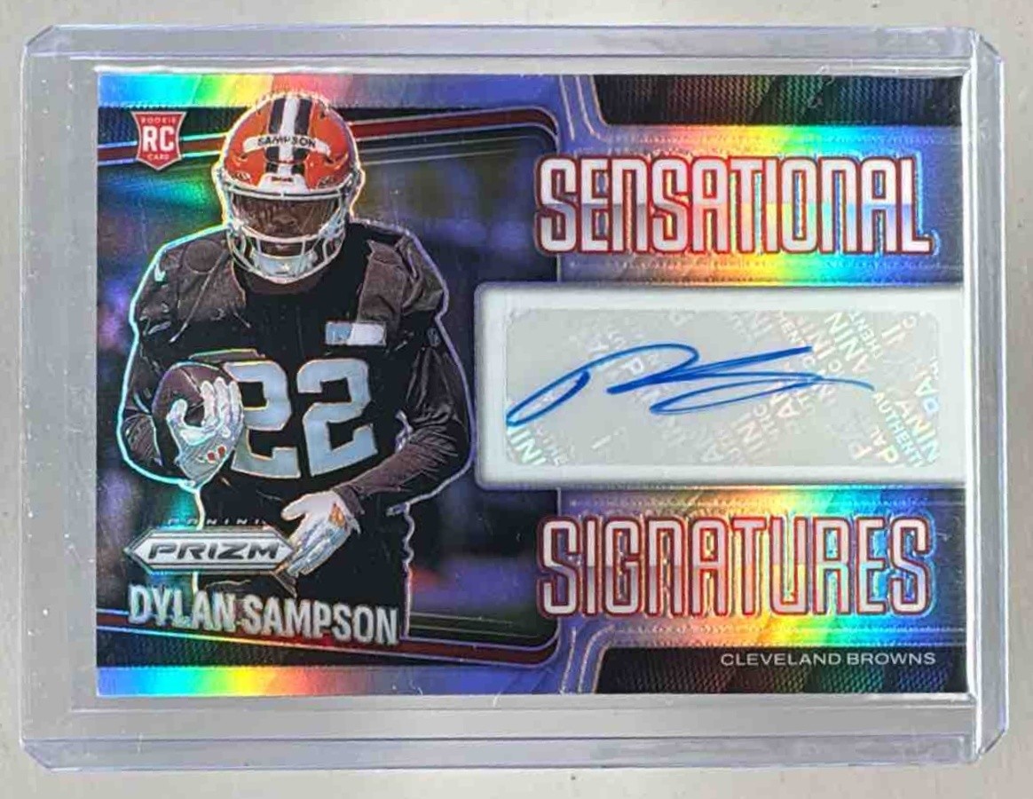 Dylan Sampson 2025 Panini Prizm #SEN-DSN Sensational Signatures RC Auto /149