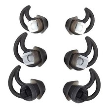 Silicone Replacement Earbud Tips Earbud Covers Compatible with Bose SML Black