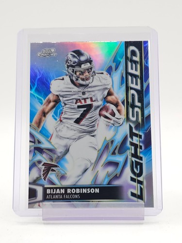 BIJAN ROBINSON 2025 TOPPS COSMIC CHROME LIGHT SPEED #LS-12 FALCONS Q3841