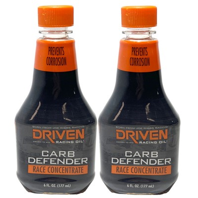 Driven Racing Oil 70044, Carb Defender Race Concentrate Fuel Additive, 6 oz (x2)