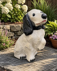 Vintage Concrete Cocker Spaniel Dog Garden Statue 10" Outdoor Pet Lover — photo 4