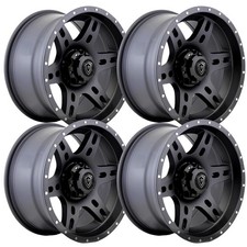 Set-4 White Diamond W2757 15x8 5x114.3 Matte Black -10mm Wheels Rims 15 Inch Set-4 White Diamond W2757 15x8 5x114.3 Matte Black -10mm Wheels Rims 15 Inch