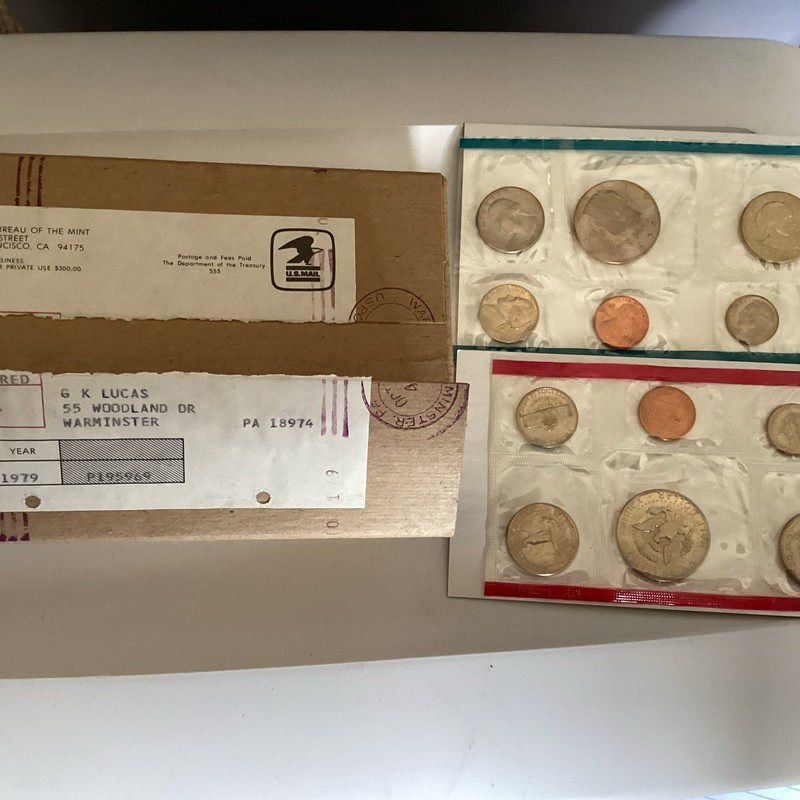 1979 US Mint Set (OGP) with Susan B Anthony dollar 12 coins