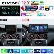 12,3" Nano 2K Display Android 14 Autoradio Navi für Mercedes G A CLA GLA NTG4.7 12,3" Nano 2K Display Android 14 Autoradio Navi für Mercedes G A CLA GLA NTG4.7