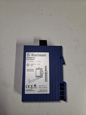 Hirschmann Spider 5TX 32 VDC Ethernet Rail Switch 5 Port Spider5TX