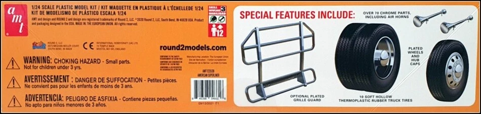 AMT Round 2 1/24 Scale AMT1235/08 - American Superliner Tractor Truck - Image 3 of 4