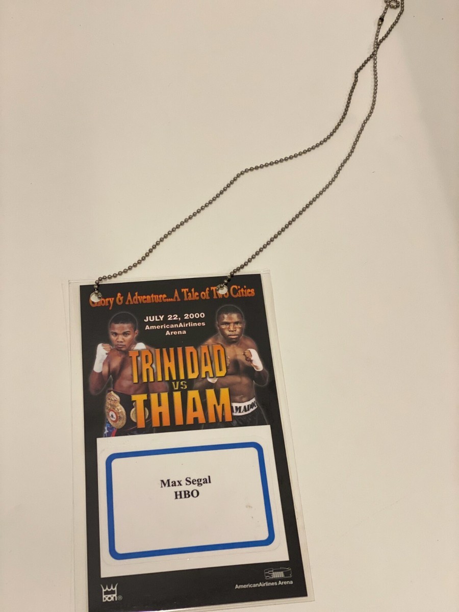 Felix Tito Trinidad vs. Mamadou Thiam Press Pass Boxing Media
