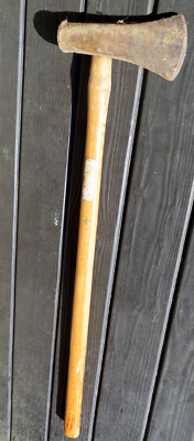 Vintage Splitting Maul 34-In. Wood Handle 36'' Sledge Handle