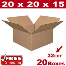 20 - 20x20x15 Cardboard Boxes Mailing Packing Shipping Box Corrugated Carton