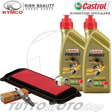 Tagliando KYMCO XCiting 300 I R 2010 2011 2012 / Kit Olio Castrol Filtro Candela