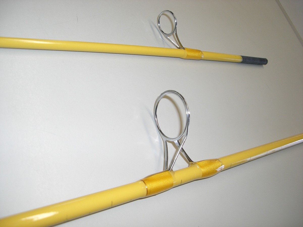 EAGLE CLAW Featherlight 7'-6 Fiberglass Spinning Rod #FL209-76 FREE USA  SHIP!