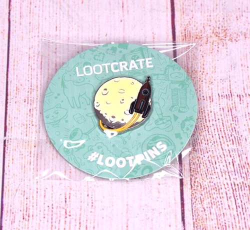 Lootcrate Moon Space Ship Pin 2019 NEU SEALED - Bild 1 von 4