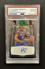 2019-20 Panini Obsidian RJ Barrett Rookie Autographs RC #/99 PSA 10