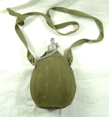 Borsa Portabottiglia Militare Britannica Originale M58 Vintage – Cinghie Regolabili Oliva