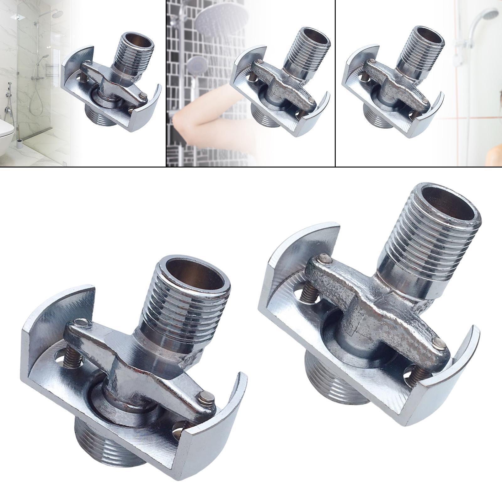 Iunipusy Wandmontierter Duschhahn Klauenfuß – Verstellbarer Kupfer-Arm, Verchromt, Für Ecke, 18 Mm Kurz