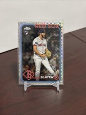 2024 Topps Chrome Update - Justin Slaten X-Fractor #USC46 RC Rookie Red Sox